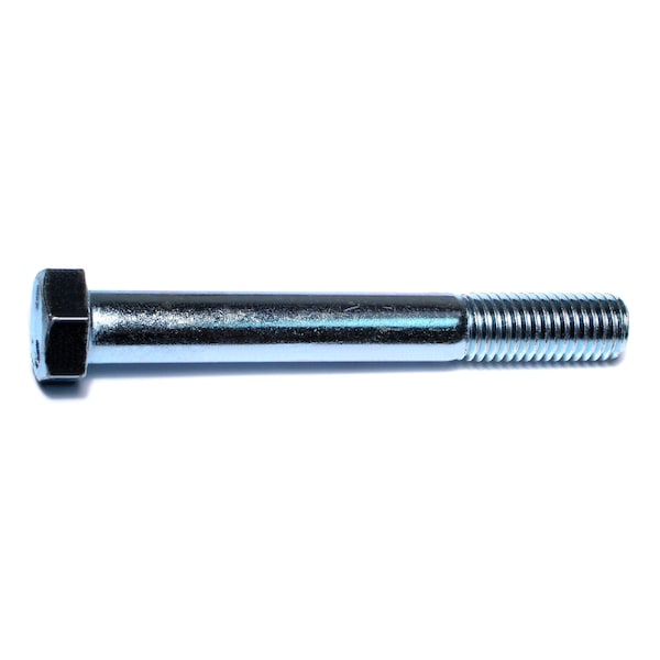 Midwest Fastener Grade 5, 9/16"-12 Hex Head Cap Screw, Zinc Plated Steel, 4-1/2 in L, 25 PK 00365 - main